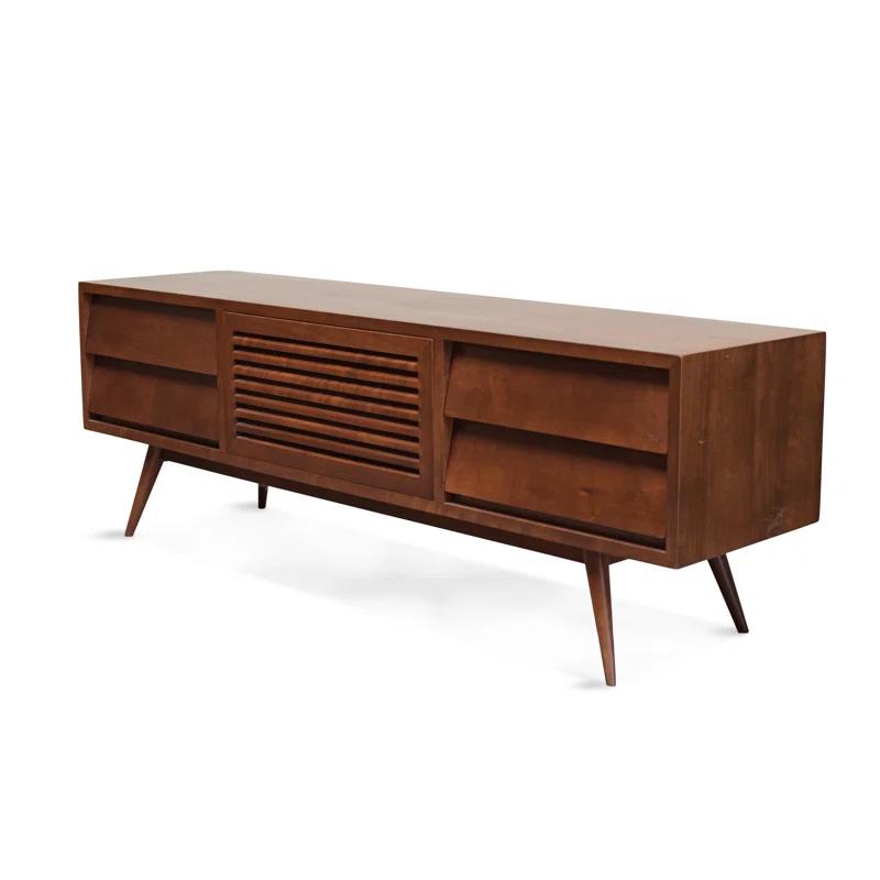 Virgo Solid Wood TV Stand for TVs up to 78"