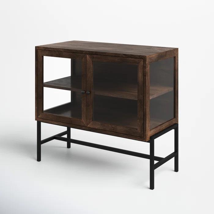 Warner Solid Wood Storage Cabinet