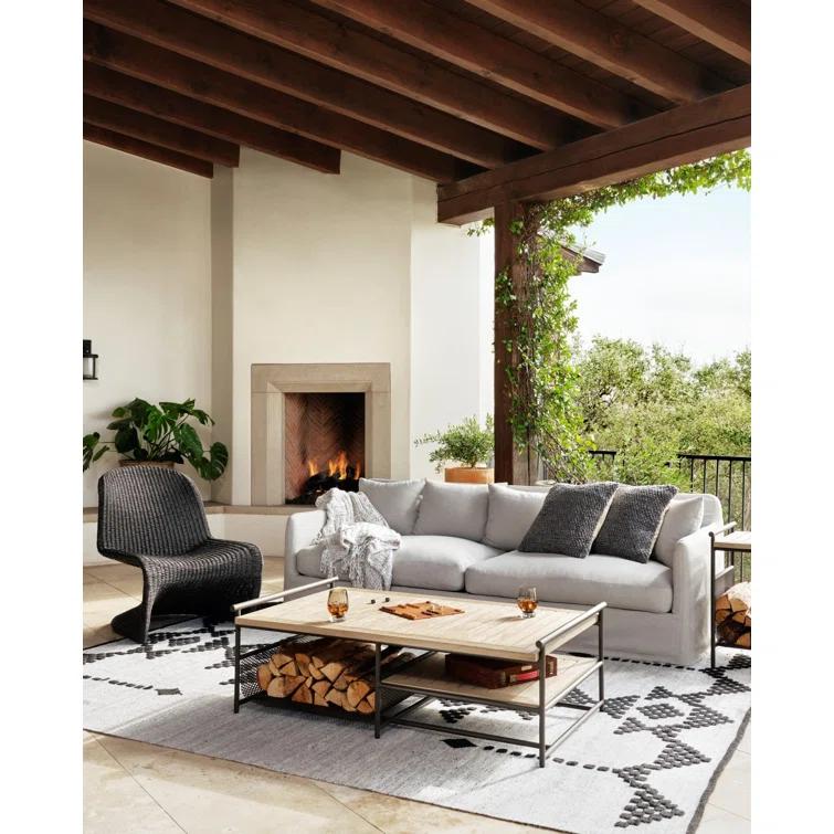 Manila Indoor / Outdoor Accent Chair - Vintage Coal