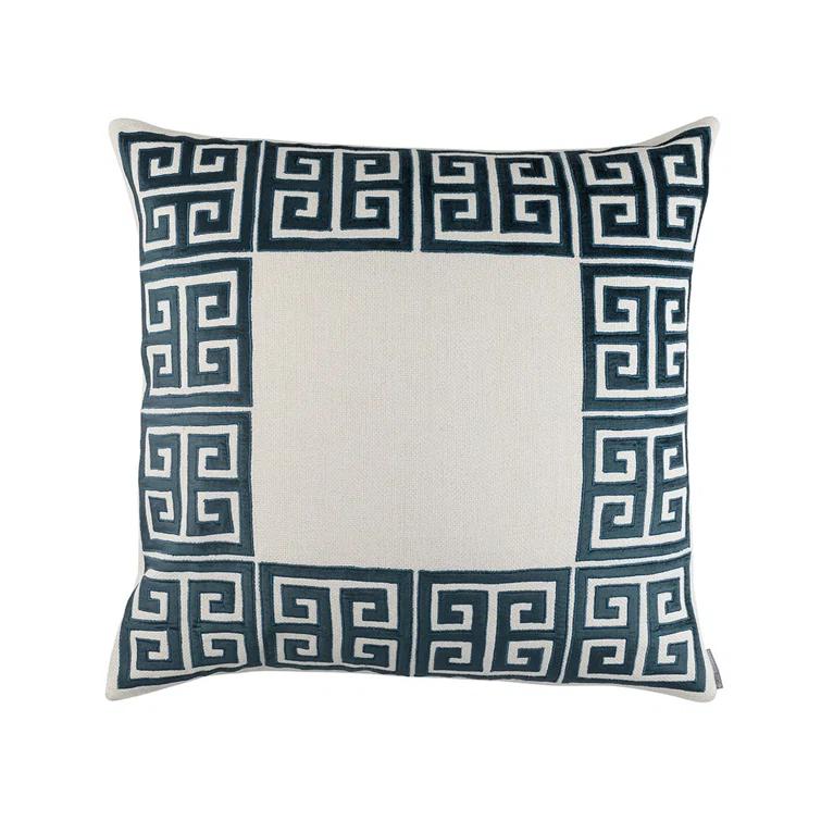 Lili Alessandra Guy Geometric Feather Throw Pillow