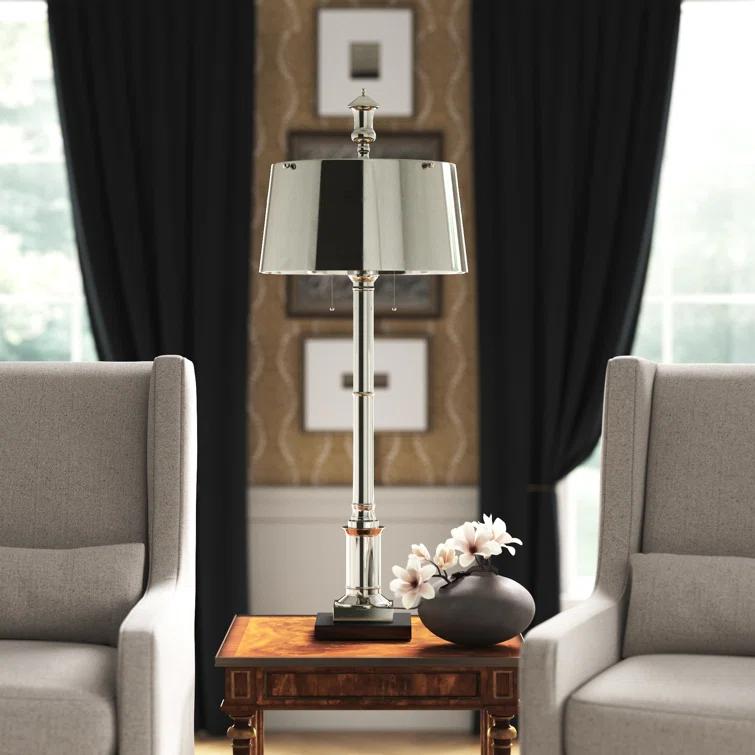 Library 48" H Table Lamp with Empire Shade