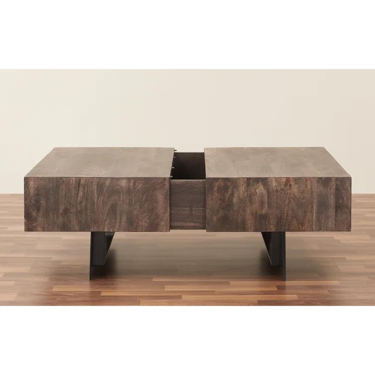 Mullins Extendable Sled Coffee Table with Storage