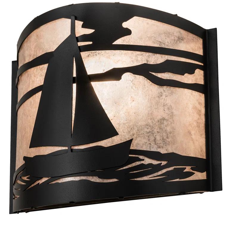 Sailboat Flush Mounted Sconce