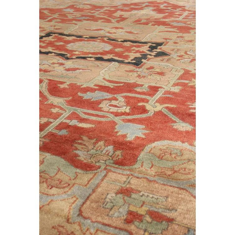 Antique Weave Serapi Wool Oriental Rug