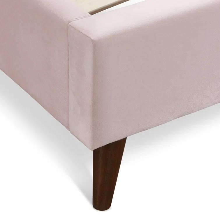 Adore Decor Adele Jupiter Wingback Upholstered Platform Bed