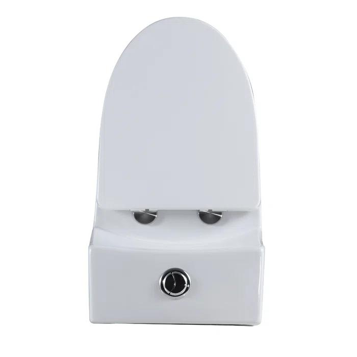 Altair Savona 1.6 Gallons GPF Elongated Comfort Height Floor Mounted One-Piece Toilet (Seat Included)