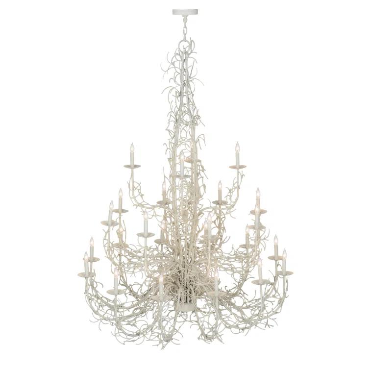 2nd Ave Lighting Twigs 24 - Light Dimmable Empire Chandelier