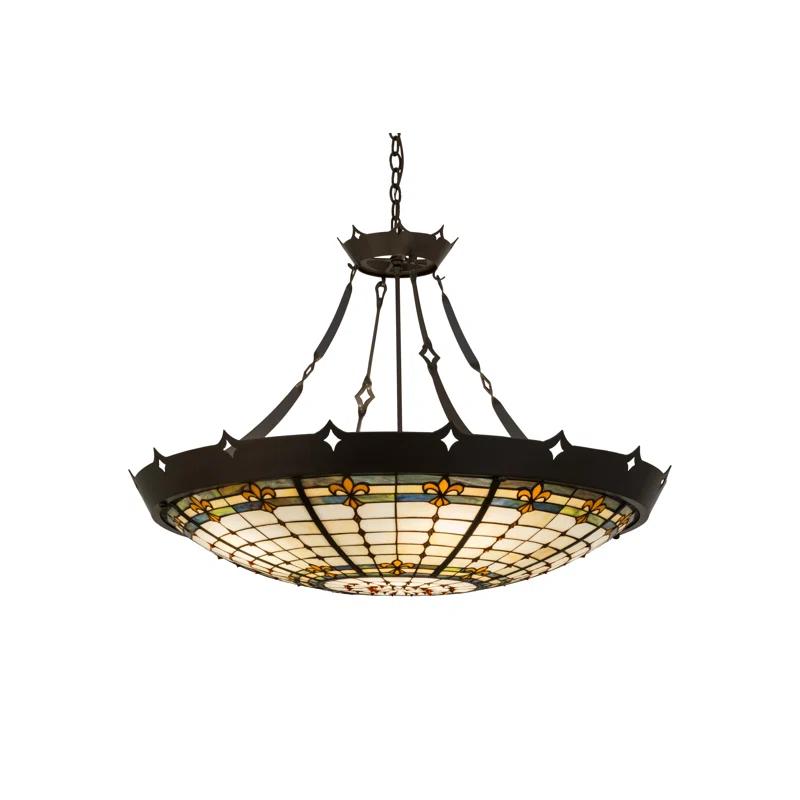 Timeless Bronze 40" Glass LED Indoor/Outdoor Pendant