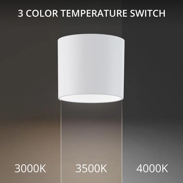 Squat LED Cylinder Outdoor Flush Mount