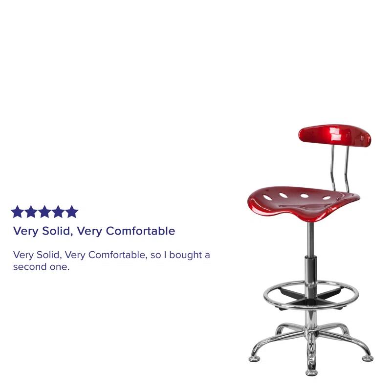 Flash Furniture Monroe Adjustable Height Swivel Bar Stool