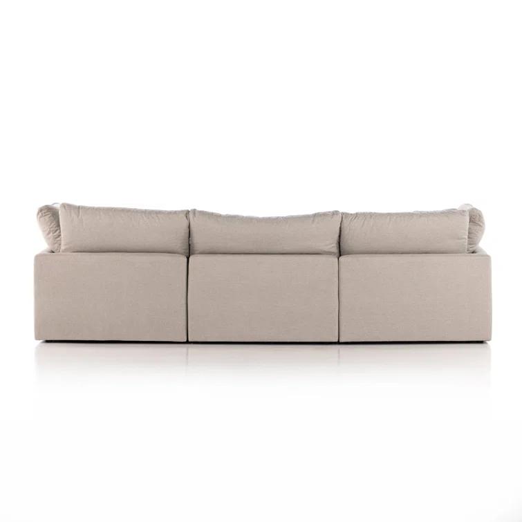 Bernard Sectional Sofa - Gray / Left-Facing