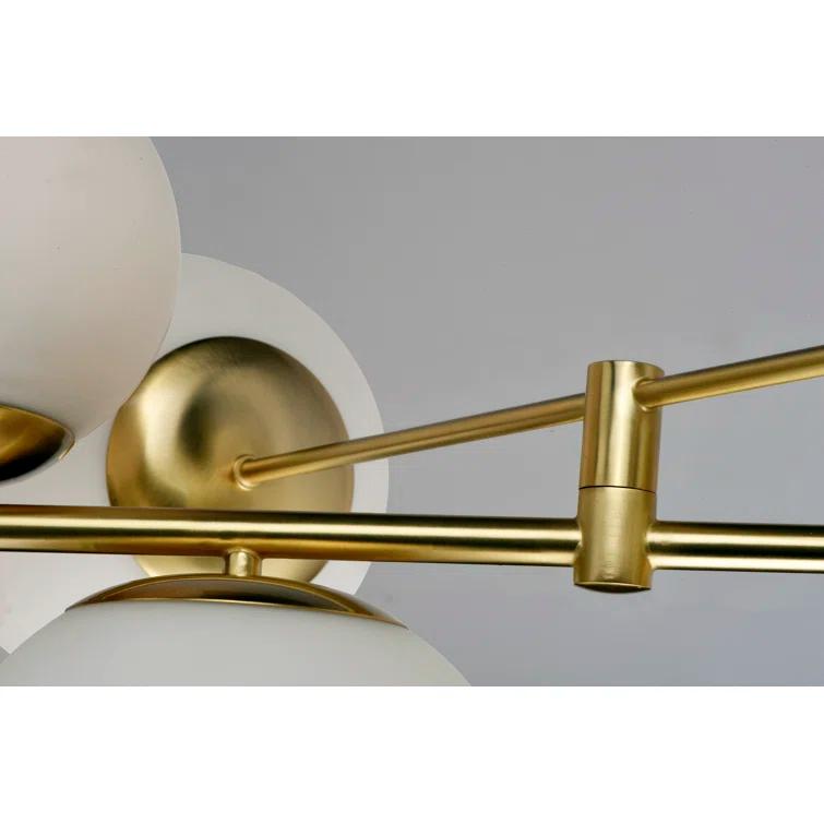Drake 5 Light Dimmable Sputnik Chandelier