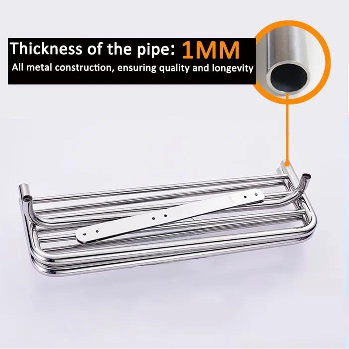 OPTERWQ B07D1M95PW- 3 Wall Mounted Required Towel Rack