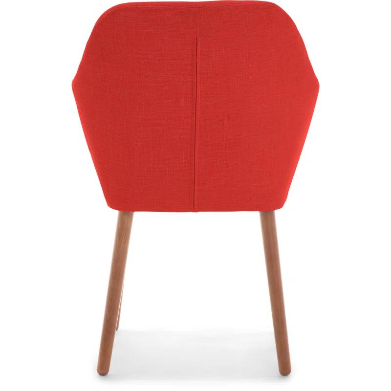 Elle Decor Adore Decor Roux Mid-Century Accent Chair for Home Office or Living Room