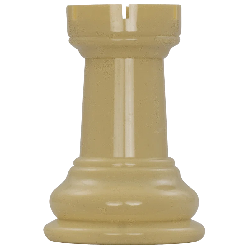 MegaChess 8" Tall Oversized Chess Set with Vinyl Roll-up Board
