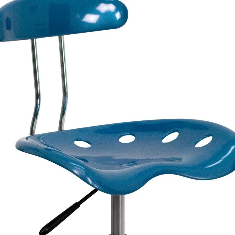 Flash Furniture Bonavant Adjustable Swivel Chair for Desk and Office with Tractor Seat