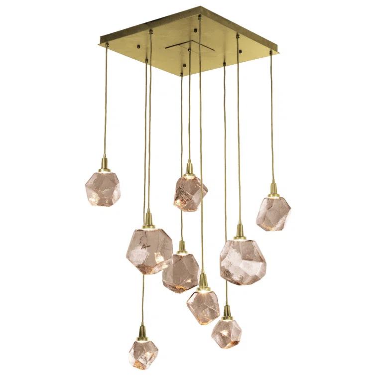 Gem 9 - Light LED Cluster Pendant