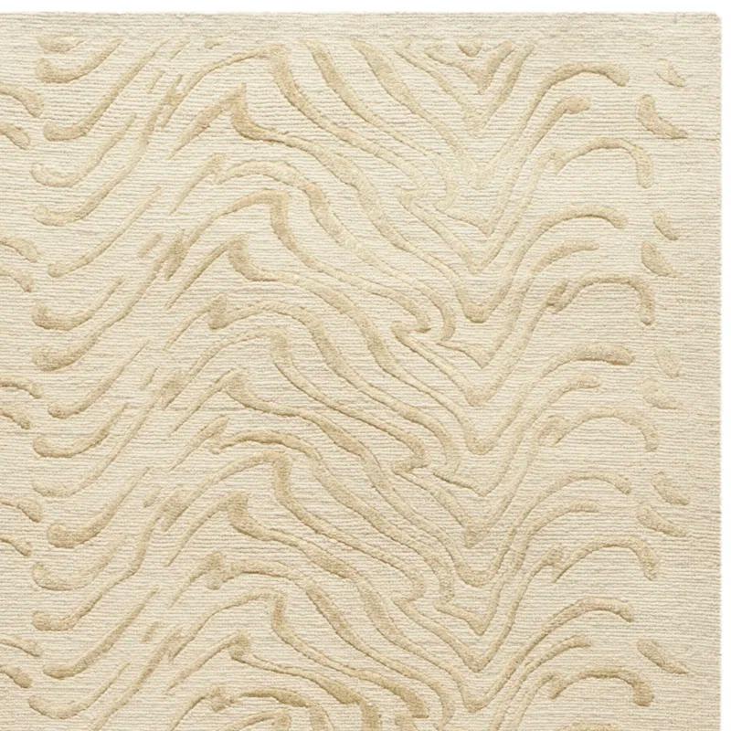 Martha Stewart Rugs Martha Stewart 90% Wool, 5% Silk, 5% Linen Abstract Rug