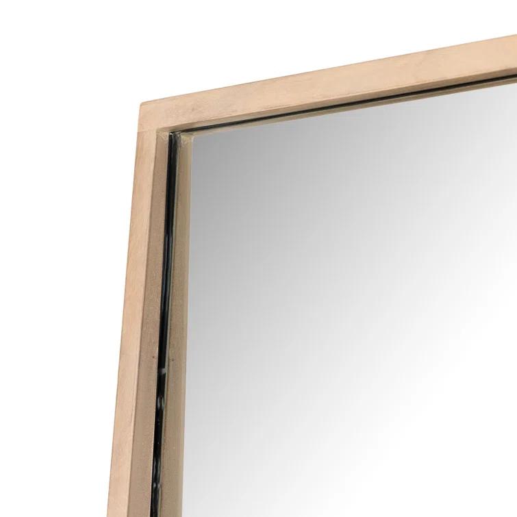 Akia Full Length Mirror - Whitewash Acacia