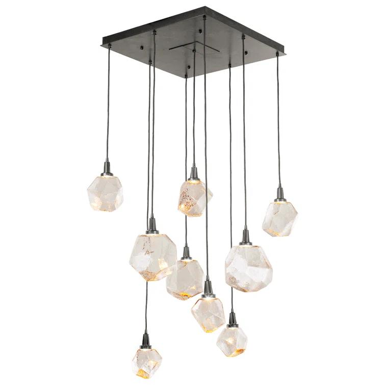 Gem 9 - Light LED Cluster Pendant