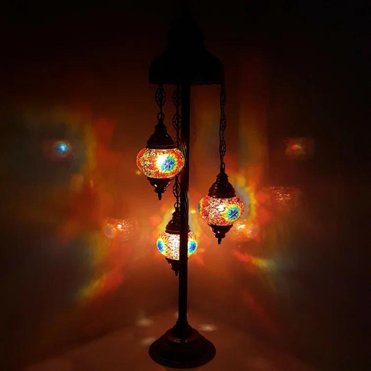 Daiyu Floor Lamp - Antique Brass