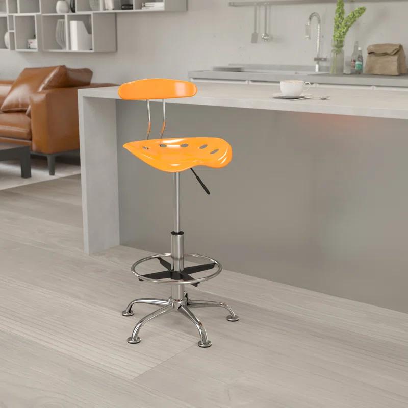 Flash Furniture Monroe Adjustable Height Swivel Bar Stool
