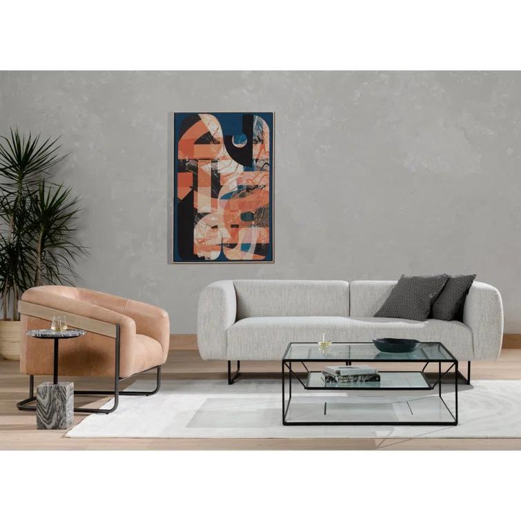 Gianni Leather Accent Chair