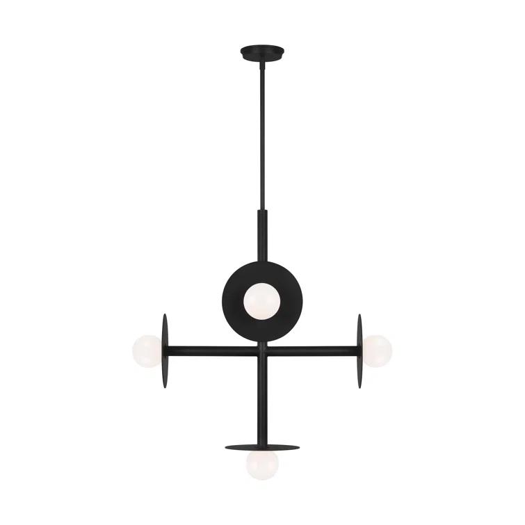 Nodes Large Chandelier by Kelly Wearstler - Black