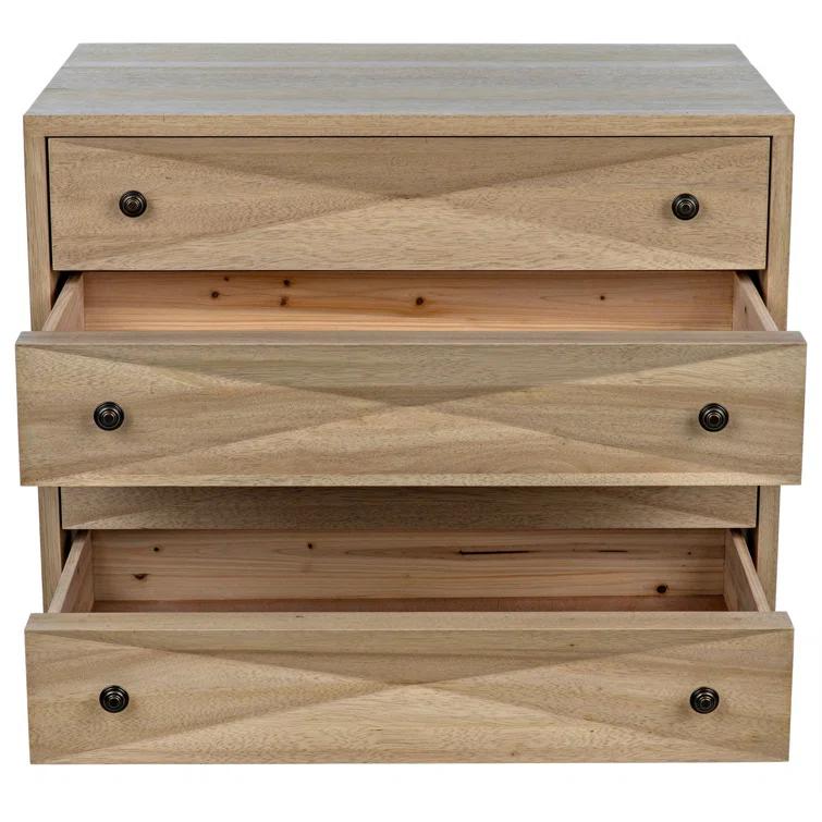 Diamond Solid Wood Accent Chest