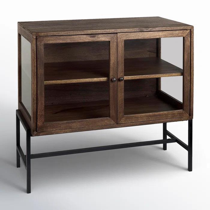 Warner Solid Wood Storage Cabinet