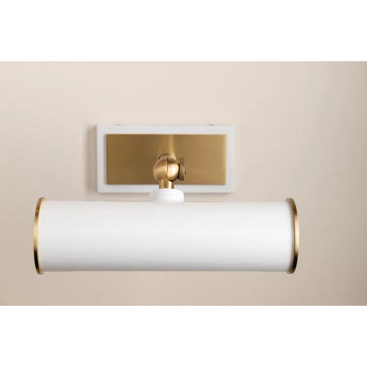 Acosta Picture Light - White and Antique Brass / 1 Light
