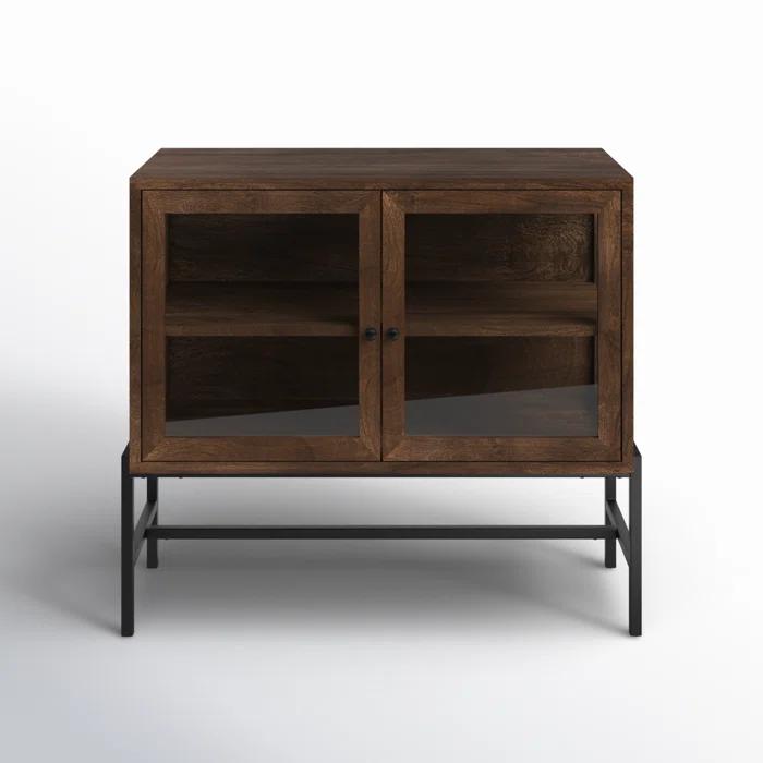 Warner Solid Wood Storage Cabinet
