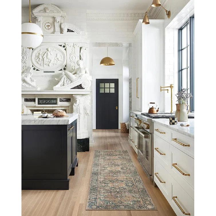 Loloi Margot Terracotta / Lagoon Area Rug feat. Cloudpile