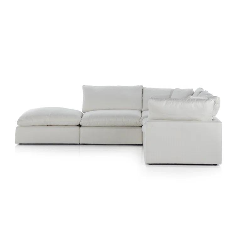 Bernard Sectional Sofa - Ivory / Left-Facing