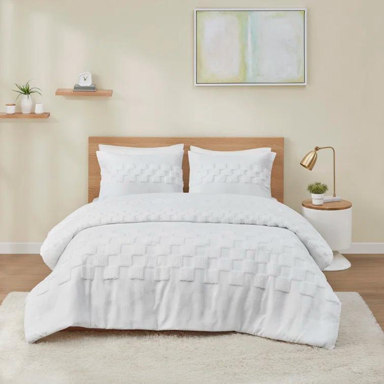 3 Piece Chenille Duvet Cover Set