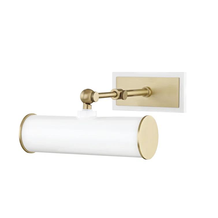 Acosta Picture Light - White and Antique Brass / 1 Light