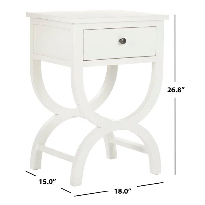 Floris End Table With Storage