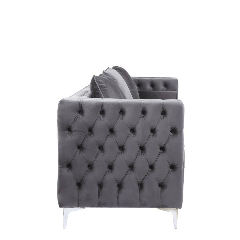 Orren Ellis 103'' Velvet Sofa