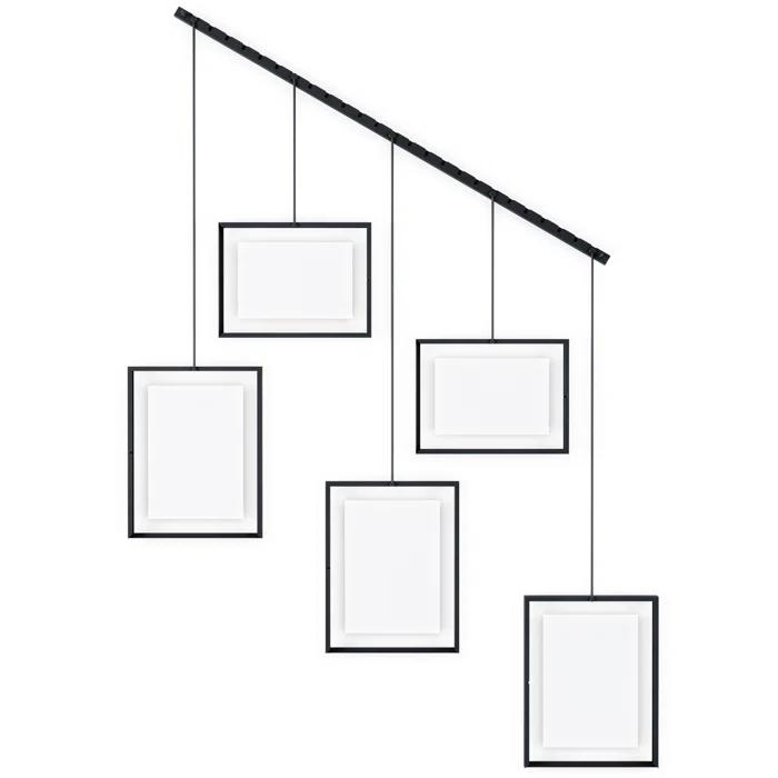 Umbra Exhibit 5-Photo Wall Hanging Picture Frames