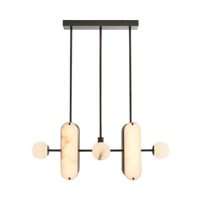 Maradona Pendant Light by Arteriors - Bronze / 38" W