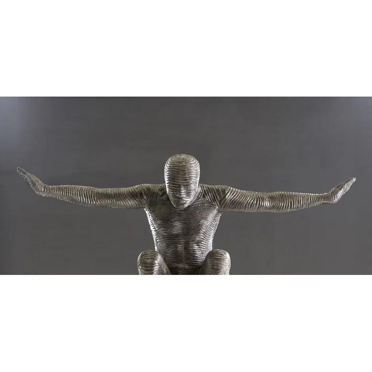 Aluminum Outstretched Arms Statue