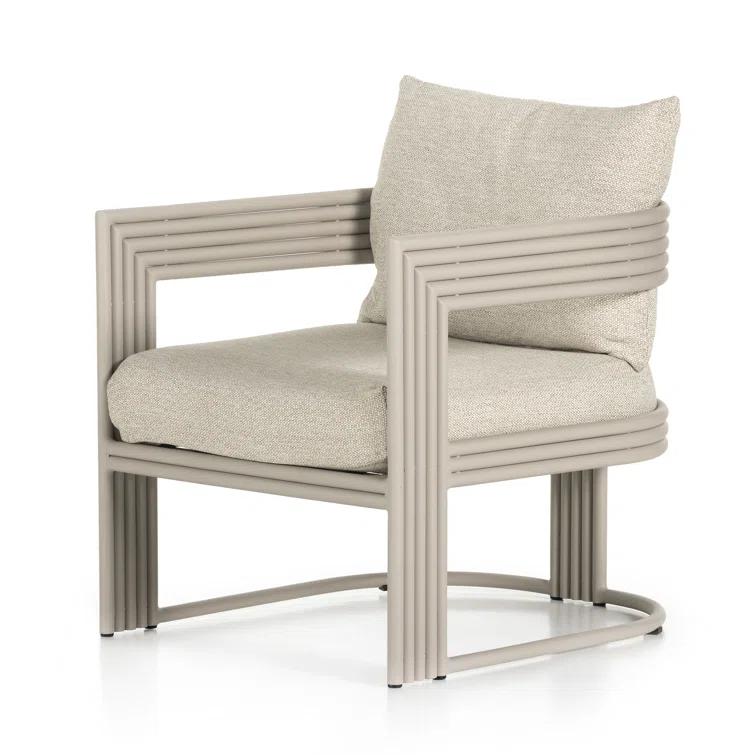 Oceane Indoor / Outdoor Accent Chair - Taupe