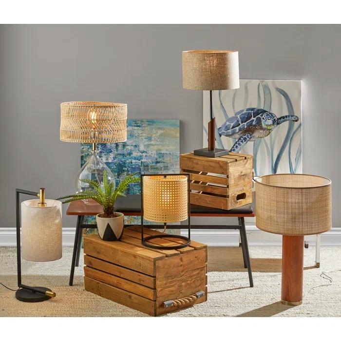 Teardrop Glass Table Lamp