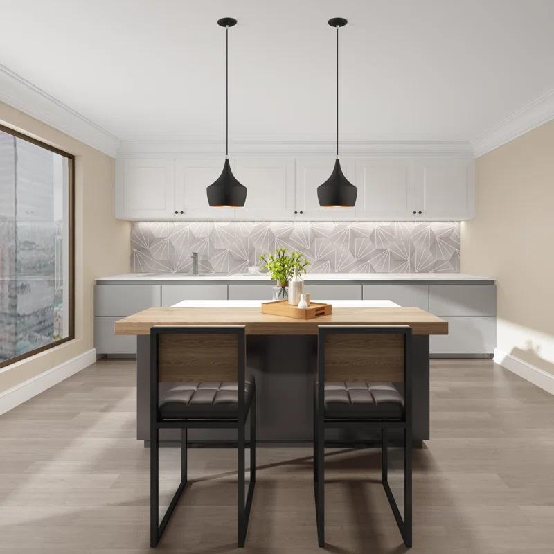 Schultz Single Light Metal Dimmable Pendant