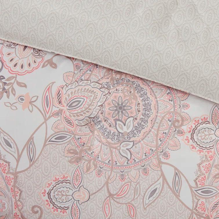 Isla 3 Piece Reversible Cotton Floral Duvet Set