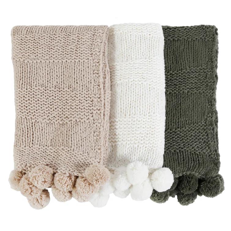 Oulu Throw by Pom Pom At Home - Forest