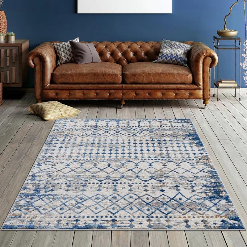 Madison Park Hannah Moroccan Global Woven Area Rug