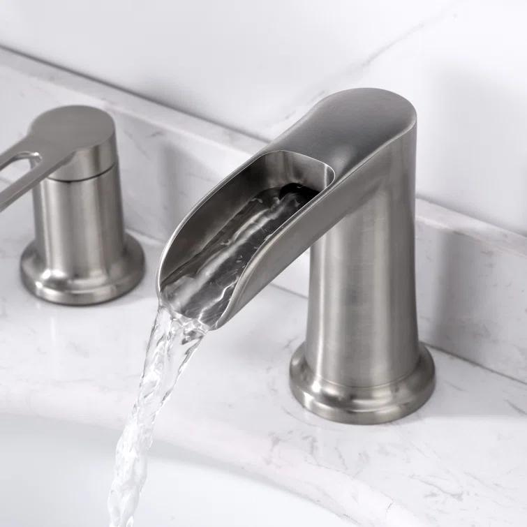 VividFall 8 in. Widespread 2-Handle Bathroom Faucet