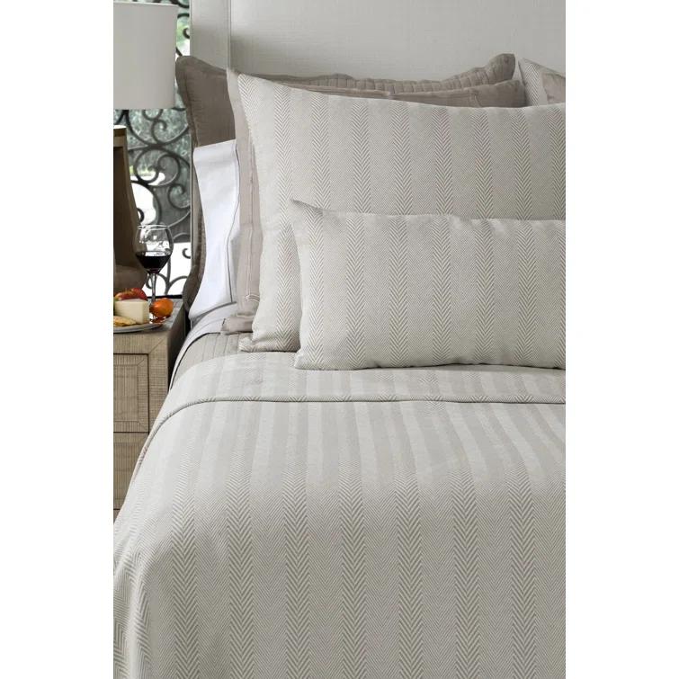 Lili Alessandra Chevron Hand Woven Throw Blanket