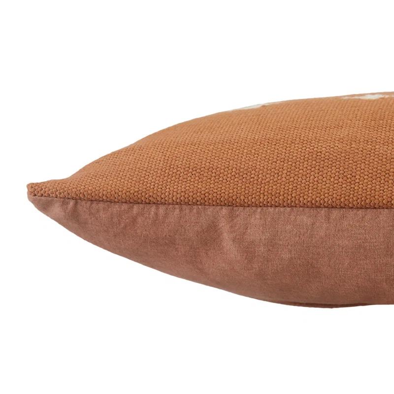 Estela Geometric Cotton Lumbar Throw Pillow